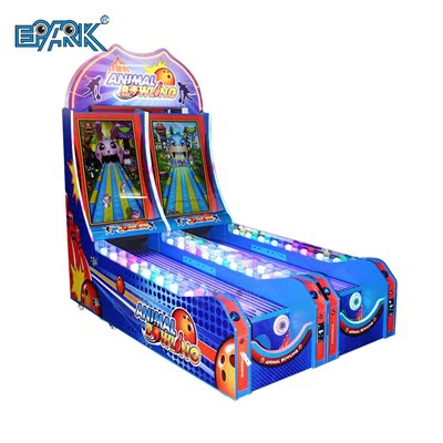 Double Player Animal Bowling Game Machine