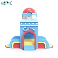 Kids Clock Tower Playhouse Soft Play Innileikvöllur Gaman