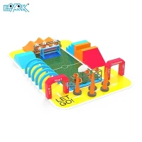 Hindrunarvöllur fyrir krakkafótbolta Soft Play Innileikvöllur